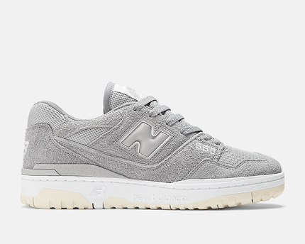 Men's New Balance 550 Grey Suede Shoes