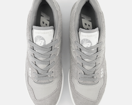 Men's New Balance 550 Grey Suede Shoes