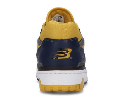 Men's New Balance 550 Navy Yellow Shoes