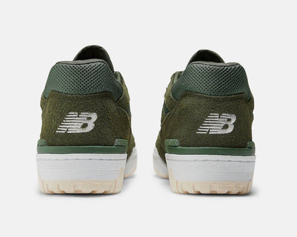 Men's New Balance 550 Olive Suede Shoes