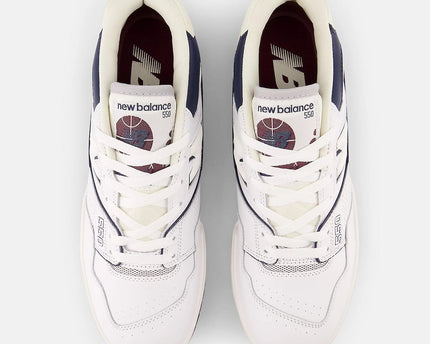 Men's New Balance 550 White Indigo Shoes