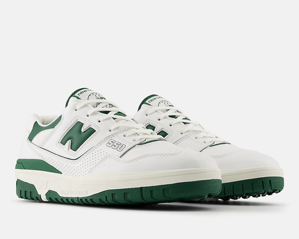 Men's New Balance 550 White Green Shoes