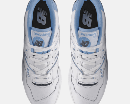 Men's New Balance 550 White Team Carolina Shoes