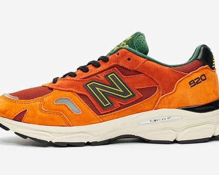 Men's New Balance 920 Forest Green And Orange Shoes