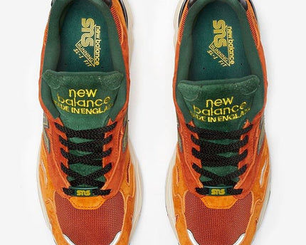 Men's New Balance 920 Forest Green And Orange Shoes