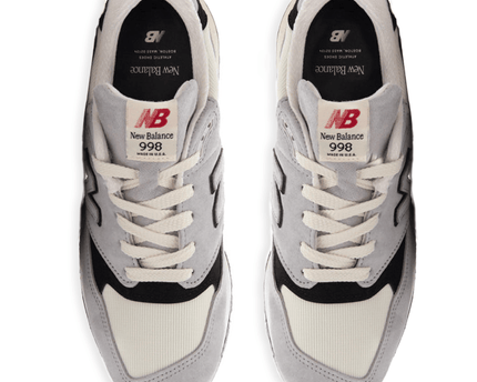 Men's New Balance 998 Grey Cream Shoes