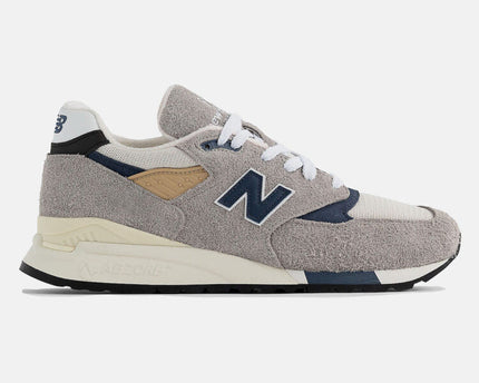 Men's New Balance 998 Grey Navy Shoes
