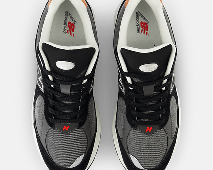 Men's New Balance 2002R Black Denim Shoes