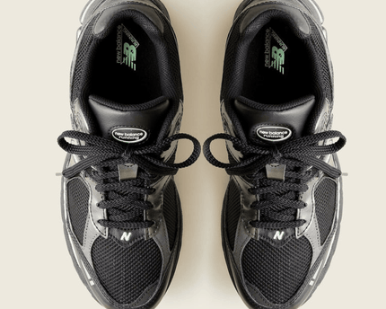 Men's New Balance 2002R Black Powder Green Shoes