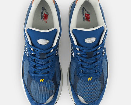 Men's New Balance 2002R Blue Denim Shoes