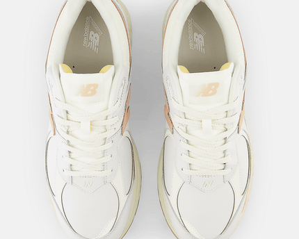 Men's New Balance 2002R White Tan Shoes