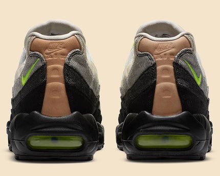 Men's Nike Air Max 95 Black Summit White-Volt Shoes