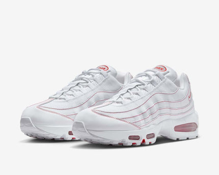 Men's Nike Air Max 95 White University Red Shoes