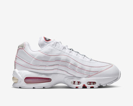 Men's Nike Air Max 95 White University Red Shoes