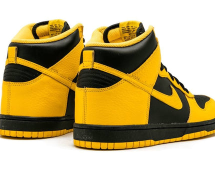 Men's Nike Dunk High Black Varsity Maize Shoes