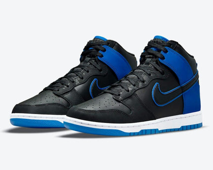 Men's Nike Dunk High Blue Camo Shoes