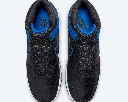 Men's Nike Dunk High Blue Camo Shoes