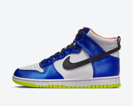 Men's Nike Dunk High Blue Satin Shoes