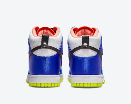 Men's Nike Dunk High Blue Satin Shoes