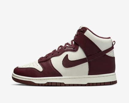 Men's Nike Dunk High Burgundy Crush Shoes