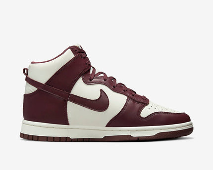 Men's Nike Dunk High Burgundy Crush Shoes