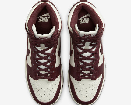 Men's Nike Dunk High Burgundy Crush Shoes