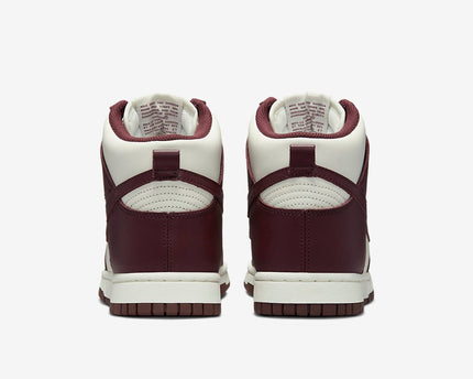Men's Nike Dunk High Burgundy Crush Shoes
