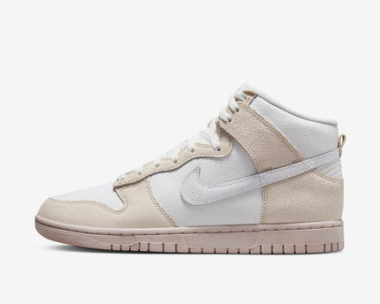 Men's Nike Dunk High Cracked Leather Shoes