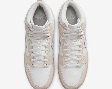 Men's Nike Dunk High Cracked Leather Shoes