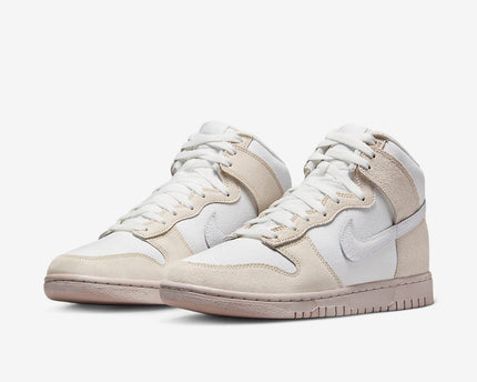 Men's Nike Dunk High Cracked Leather Shoes