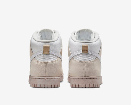 Men's Nike Dunk High Cracked Leather Shoes
