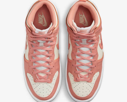Men's Nike Dunk High Crimson Bliss Shoes