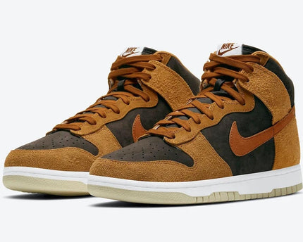 Men's Nike Dunk High Dark Russet Shoes