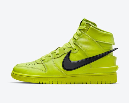 Men's Nike Dunk High Flash Lime Shoes