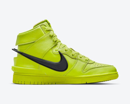 Men's Nike Dunk High Flash Lime Shoes