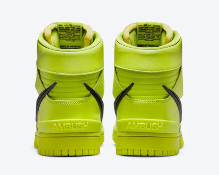 Men's Nike Dunk High Flash Lime Shoes