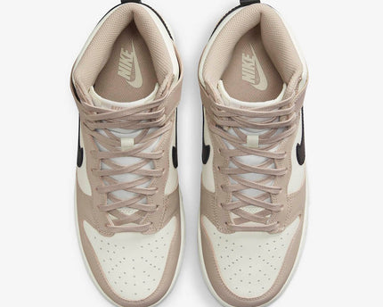 Men's Nike Dunk High Fossil Stone Shoes