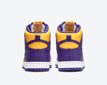 Men's Nike Dunk High Lakers Shoes