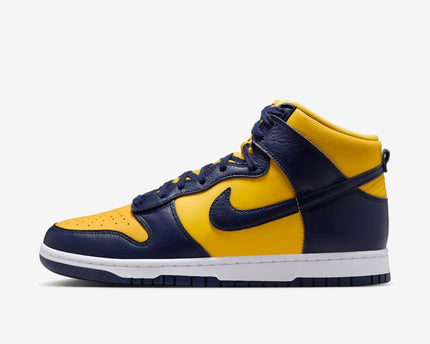 Men's Nike Dunk High Michigan Shoes