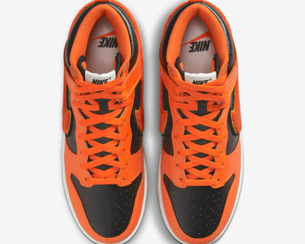 Men's Nike Dunk High Safety Orange Shoes