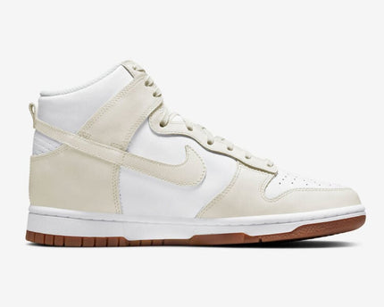 Men's Nike Dunk High Sail Gum Shoes
