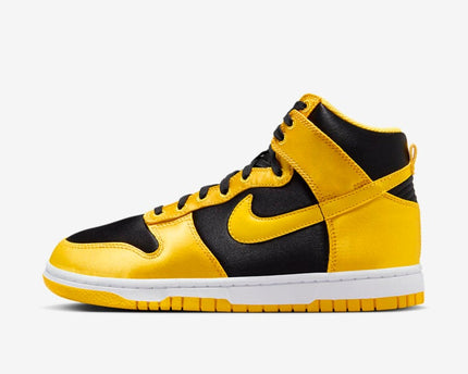 Men's Nike Dunk High Satin Goldenrod Shoes