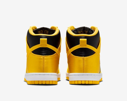 Men's Nike Dunk High Satin Goldenrod Shoes