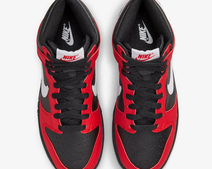 Men's Nike Dunk High University Red & Black Shoes