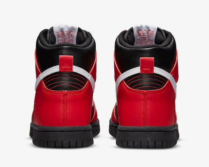 Men's Nike Dunk High University Red & Black Shoes