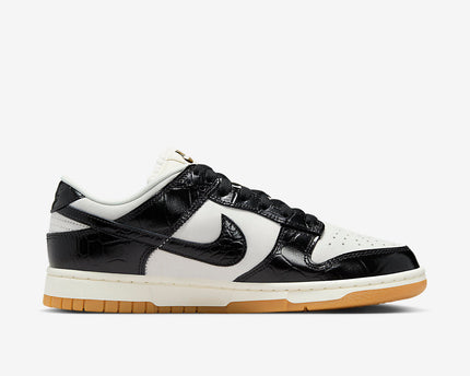 Men's Nike Dunk Low Black Croc Shoes