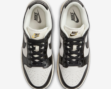 Men's Nike Dunk Low Black Croc Shoes