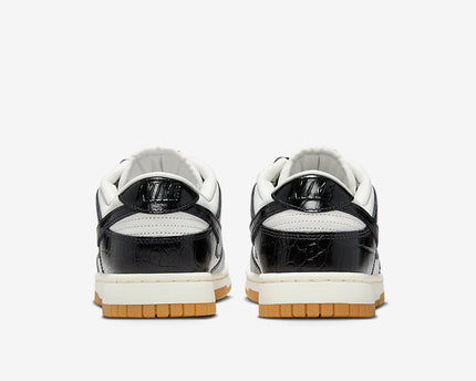 Men's Nike Dunk Low Black Croc Shoes
