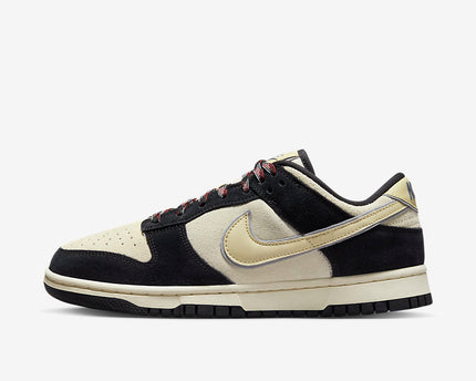 Men's Nike Dunk Low Black Suede Shoes