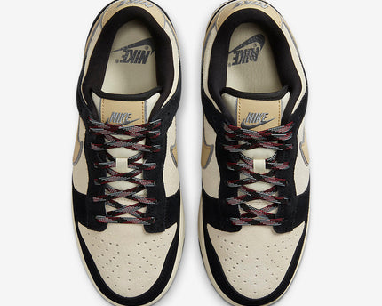 Men's Nike Dunk Low Black Suede Shoes